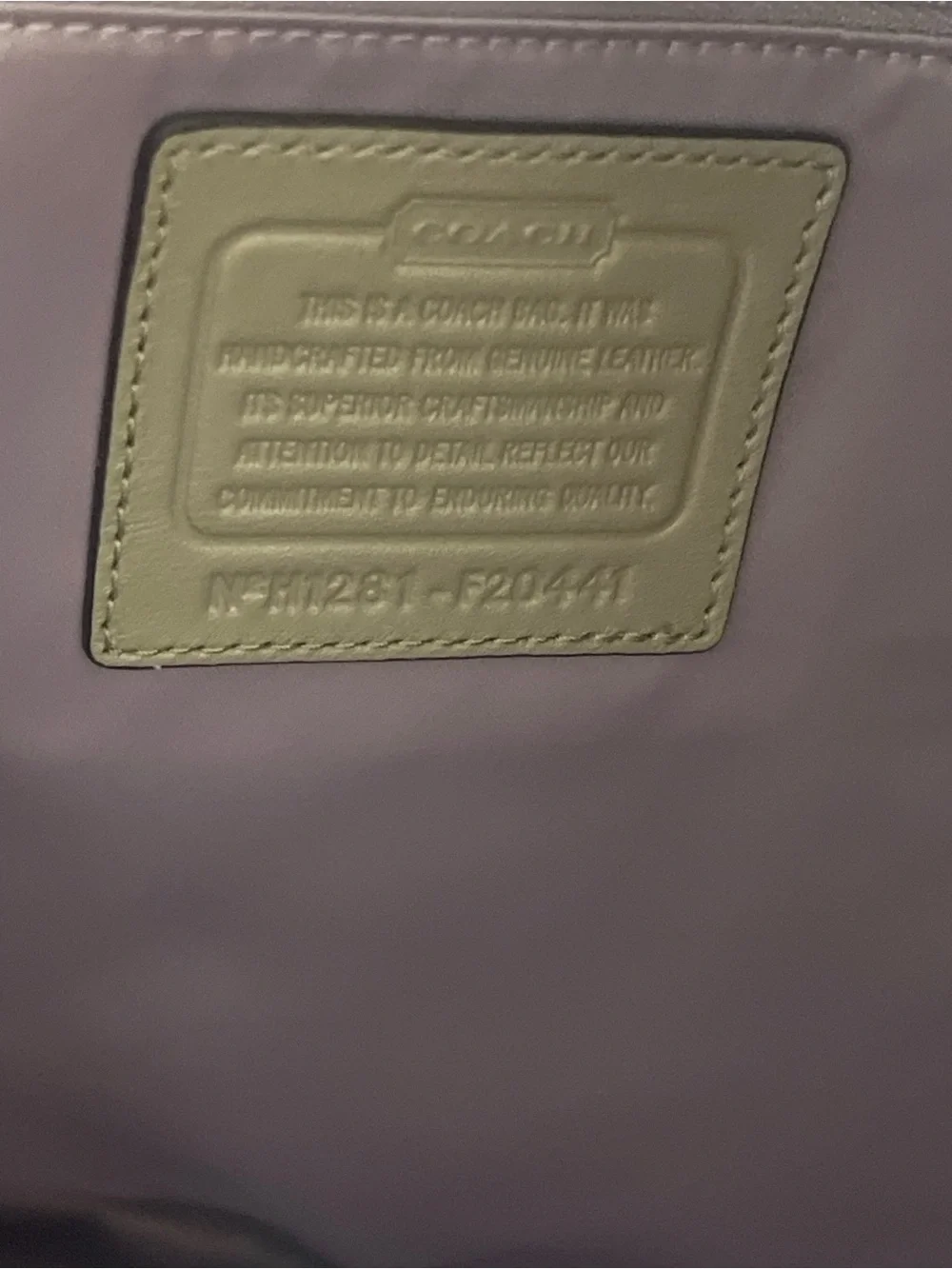 Coach Rare Metallic Champagne Poppy Tote